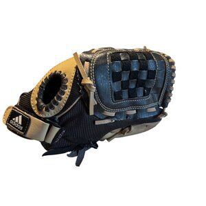 Adidas Youth 10.5" Baseball Glove‎ Black & Tan Synthetic Leather RHT